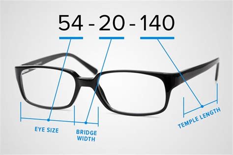 Eyeglass frame sizes explained .